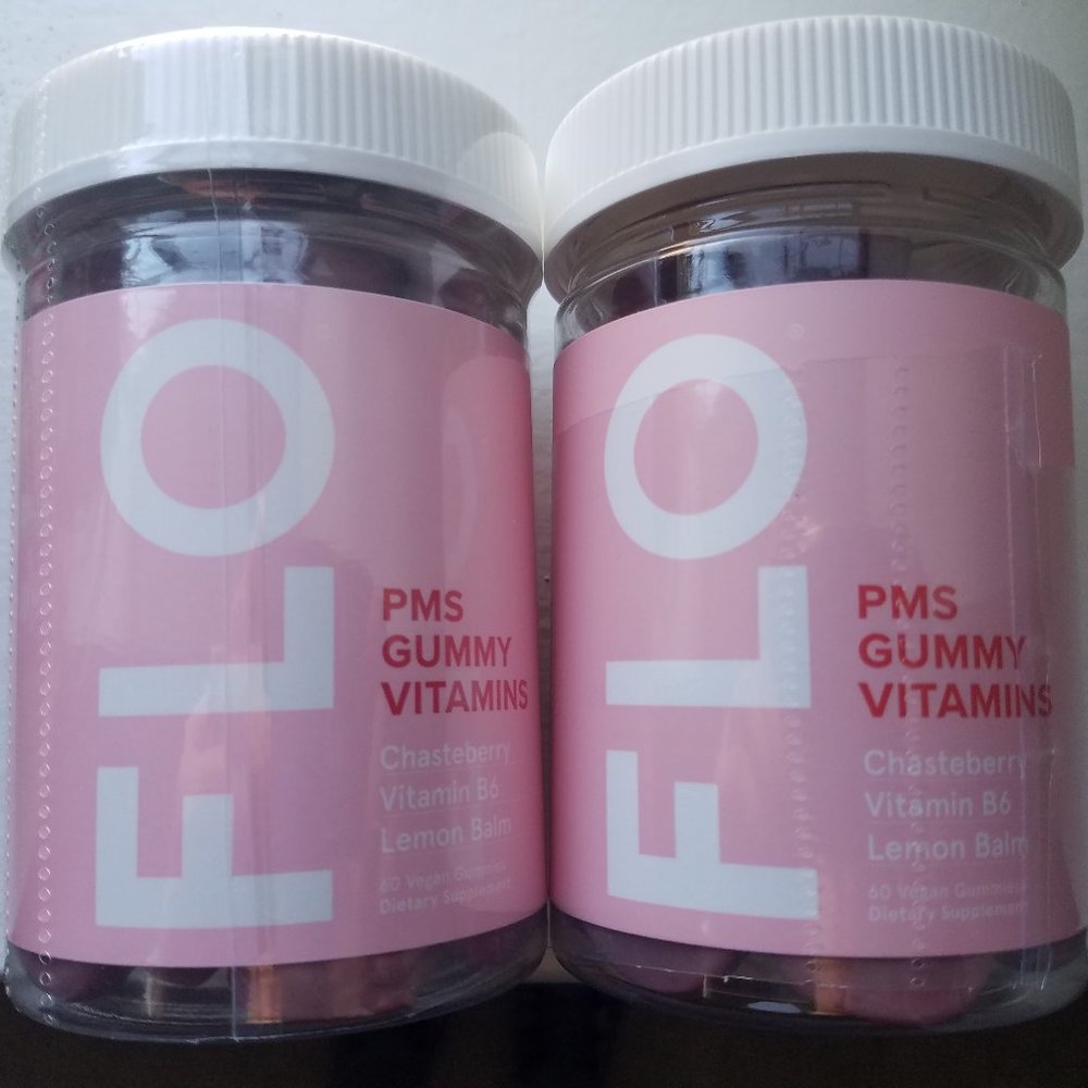 Flo PMS vitamins 1 sealed and 1 open